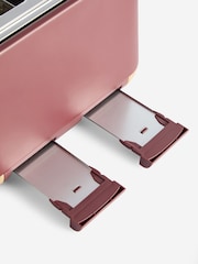Red Bronx Wood Effect 4 Slice Toaster - Image 3 of 6