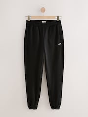 self. Black Cuffed Joggers - Image 4 of 6