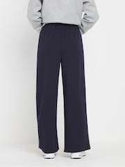 PixieGirl Petite Blue Side Stripe Wide Leg Joggers - Image 3 of 5