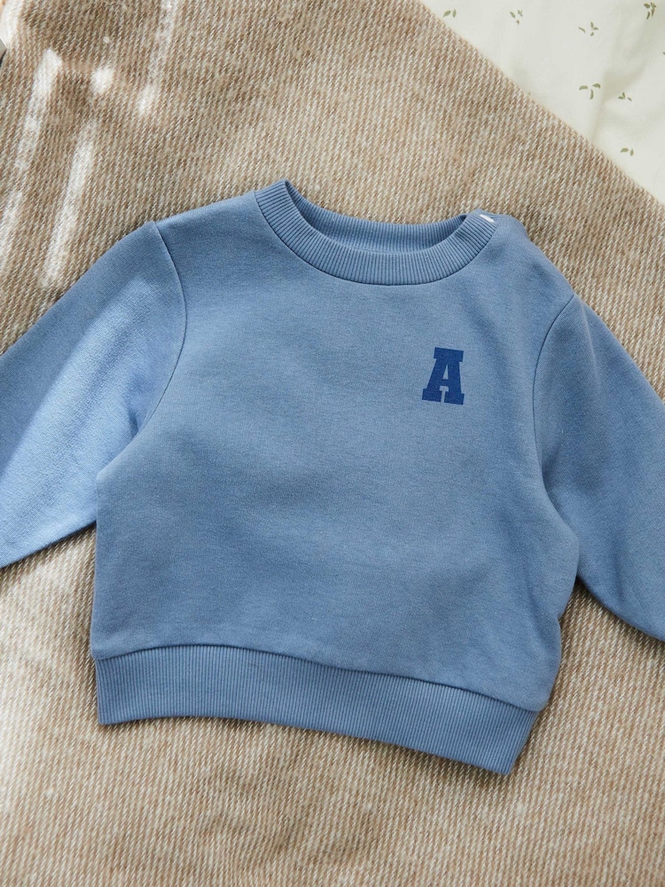 My 1st Years Blue Mama’s Boy Personalised 100% Cotton Sweatshirt - Image 2 of 4
