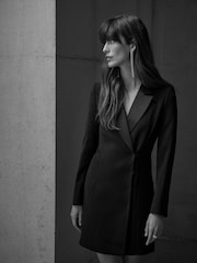 Mint Velvet Black Blazer Mini Dress - Image 3 of 7