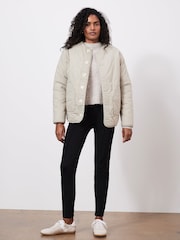 Mint Velvet куртка искусственный мех двусторонний - Изображение 2 из 9