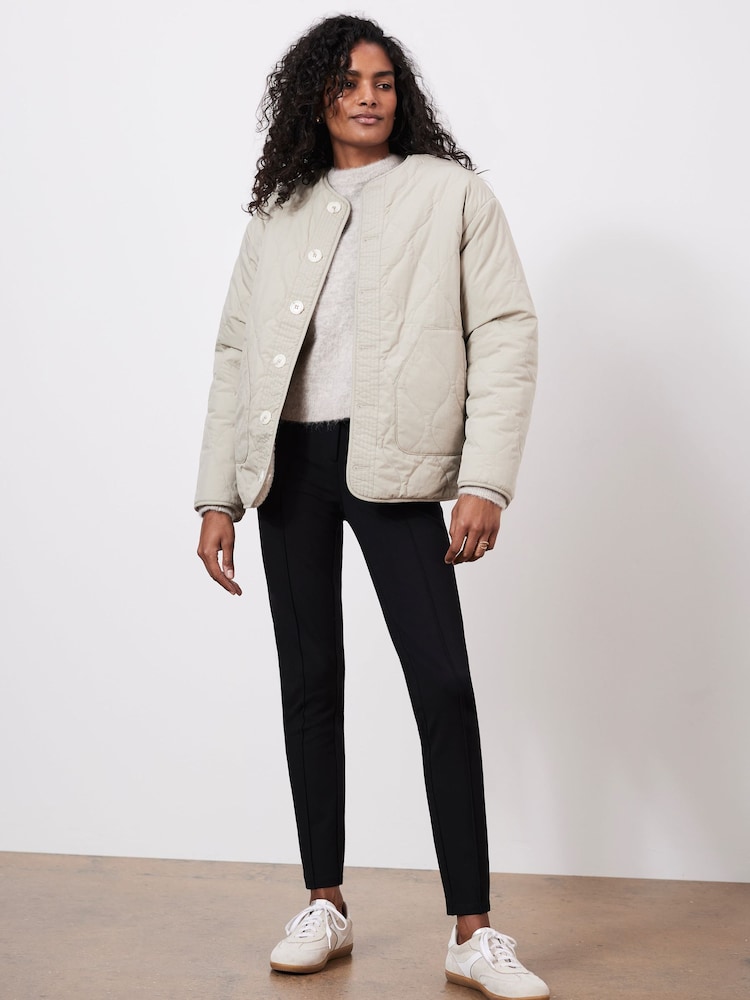 Mint Velvet White Borg Reversible Jacket - Image 4 of 9