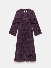 Mint Velvet Red Animal Print Maxi Dress - Image 7 of 7