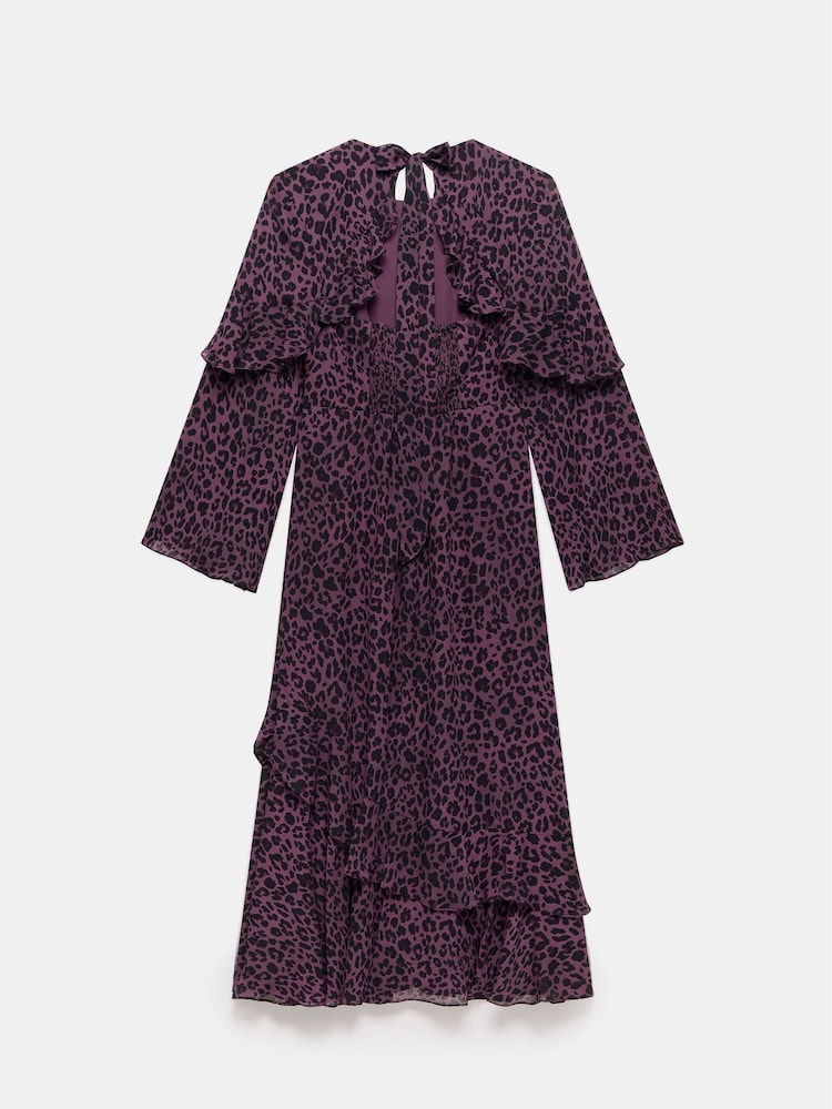 Mint Velvet Red Animal Print Maxi Dress - Image 7 of 7 Mint Velvet Red Animal Print Maxi Dress - Image 7 of 7