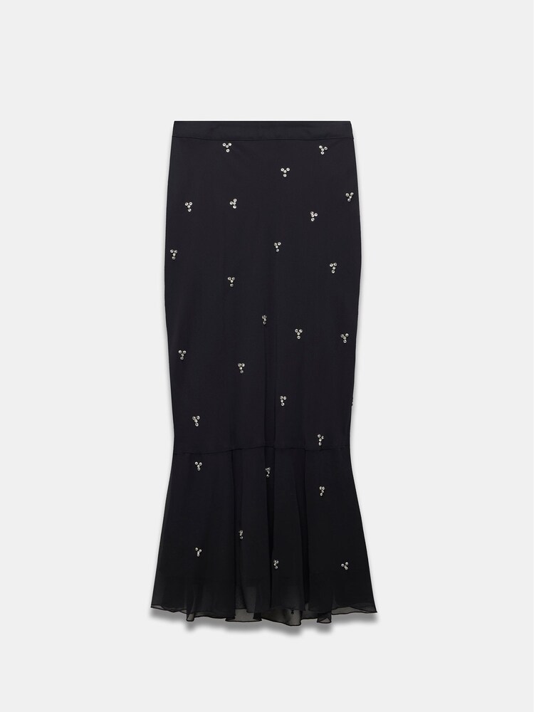 Mint Velvet Black Embellished Maxi Skirt - Image 7 of 7 Mint Velvet Black Embellished Maxi Skirt - Image 7 of 7