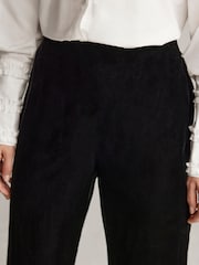 Mint Velvet Black Wide Trousers - Image 3 of 7