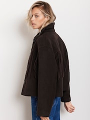 Mint Velvet Brown Brown Tassel Jacket - Image 3 of 7