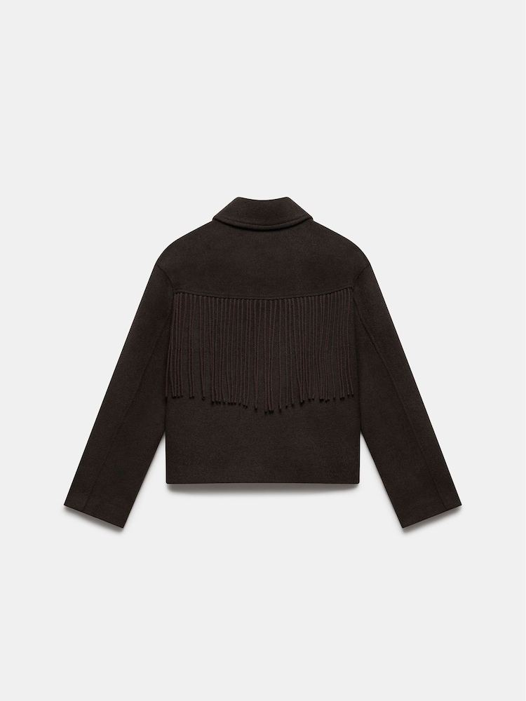 Mint Velvet Brown Brown Tassel Jacket - Image 7 of 7