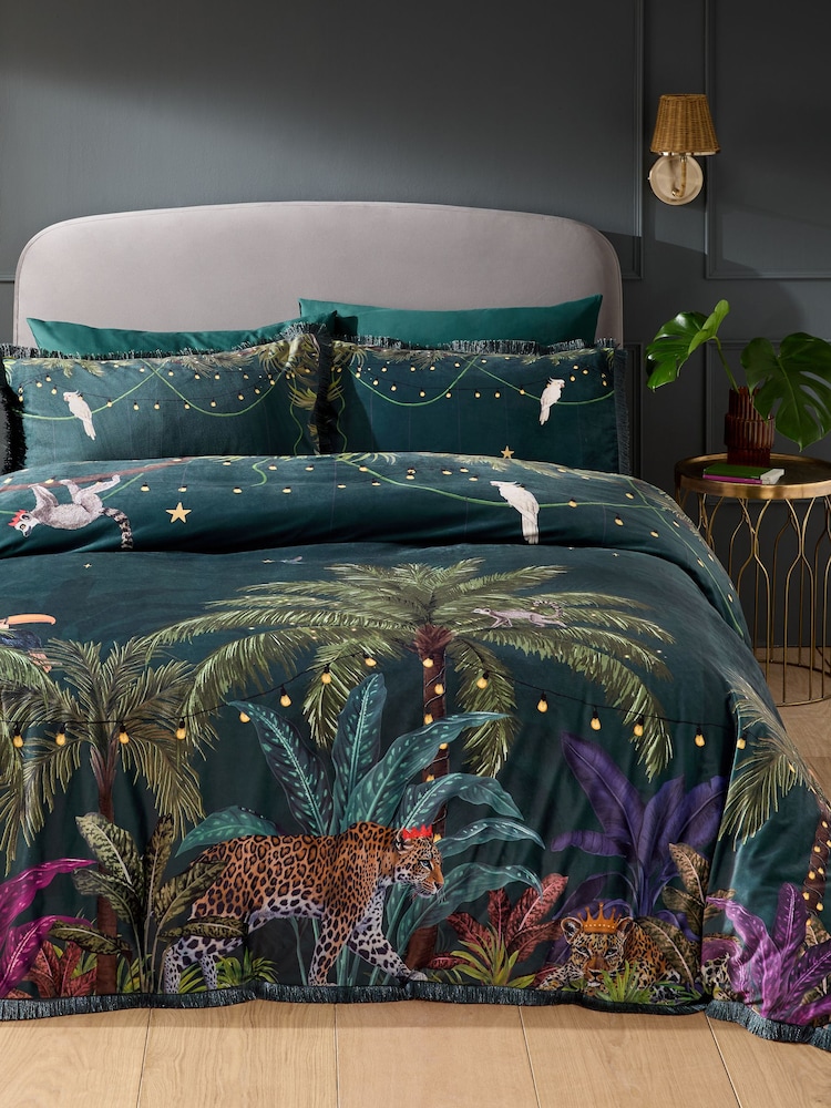 Christmas Velvet Duvet Cover and Pillowcase Set - Imagen 1 de 6
