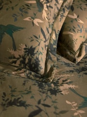 Green Time Travel Floral 200TC Sateen Duvet Cover and Pillowcase Set - Image 6 of 10