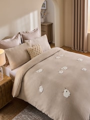 Fleece Tufted Hamish Duvet Cover and Pillowcase Set - Slika 1 iz 4