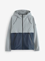 Zavetti Canada Blue Vellatori Woven Zip Up Hoodie - Image 7 of 7