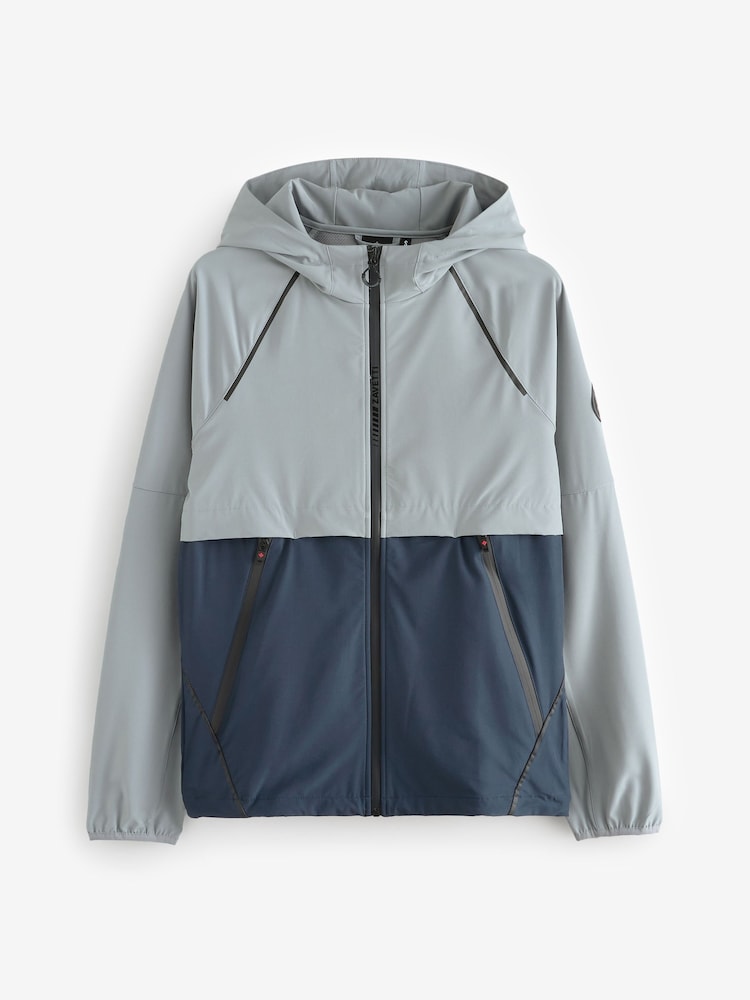 Zavetti Canada Blue Vellatori Woven Zip Up Hoodie - Image 7 of 7