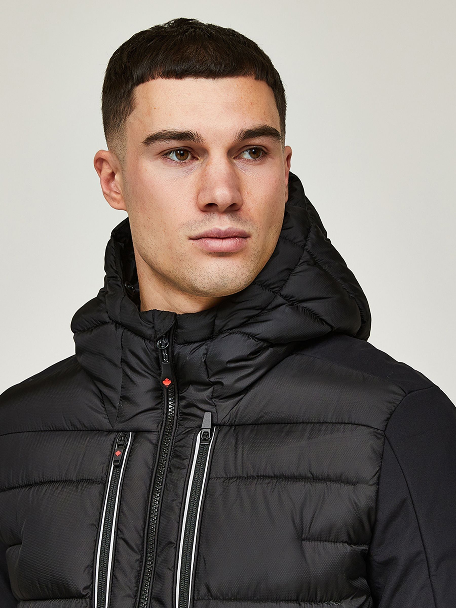 シュウタ Buy Zavetti Canada Vermantini Hybrid Black Jacket from Next USA