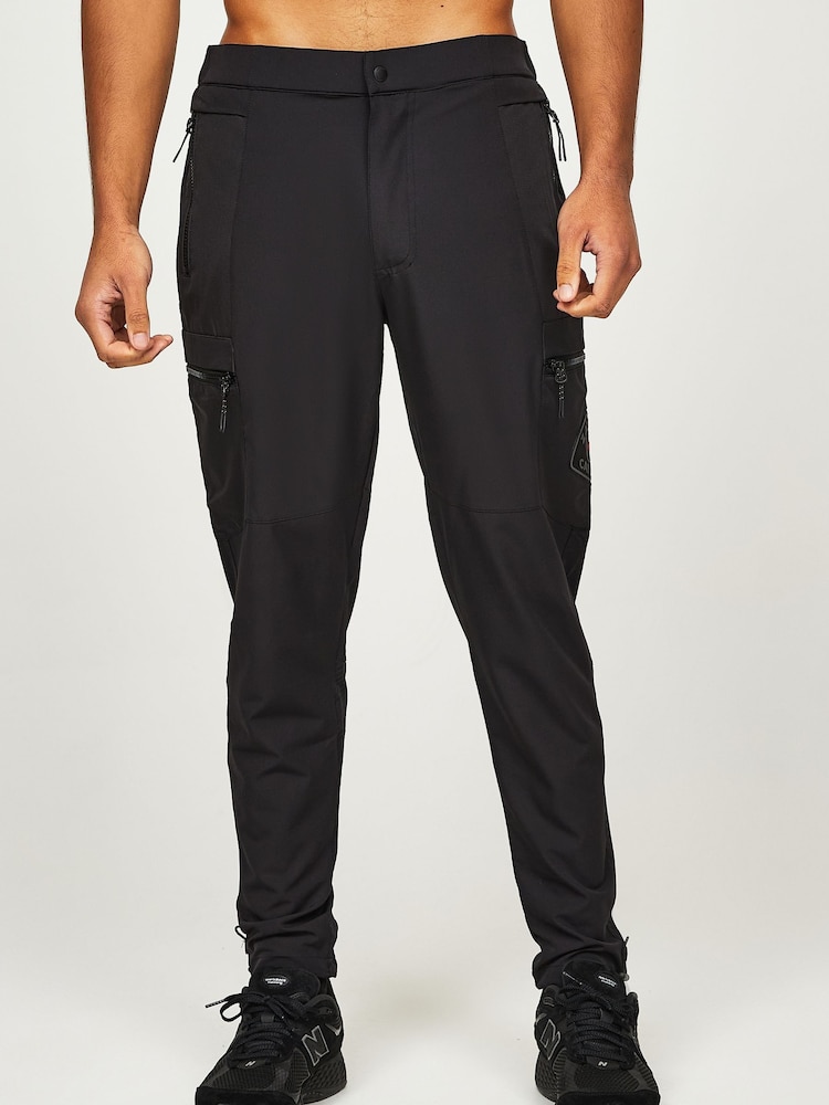 Zavetti Canada Tavox Woven Cargo Black Joggers - Image 3 of 7