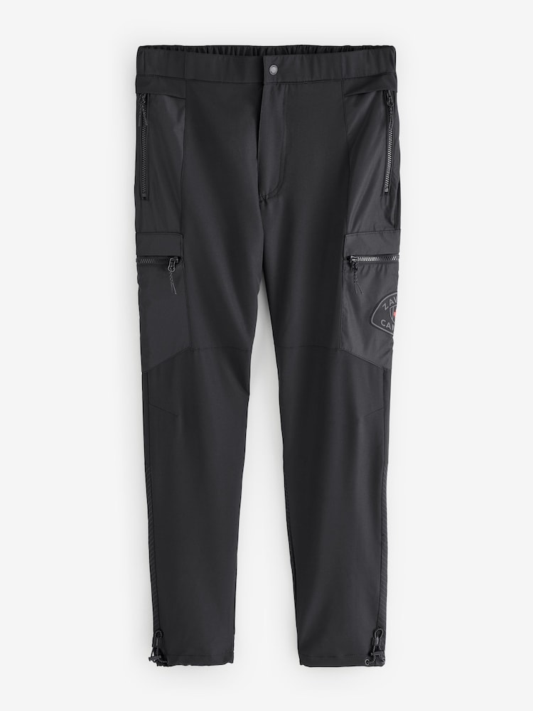 Zavetti Canada Tavox Woven Cargo Black Joggers - Image 6 of 7