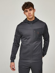 Zavetti Canada Grey Saletto Zip Through Hoodie - Image 1 of 6