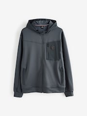 Zavetti Canada Grey Saletto Zip Through Hoodie - Image 6 of 6