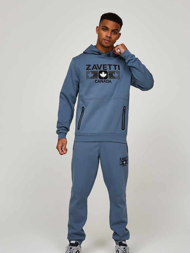 Zavetti Canada Cirico Over The Head Black Hoodie - Image 3 of 6