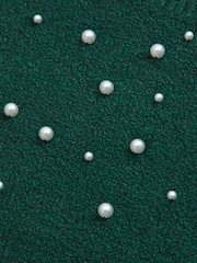 Verde - Abercrombie & Fitch Ballon Sleeve Knitted Jumper With Diamante Detail - Imagen 2 de 2