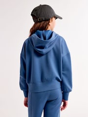 Abercrombie & Fitch Blue Quauter Zip Jumper - Image 3 of 6