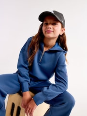 Abercrombie & Fitch Blue Quauter Zip Jumper - Image 5 of 6