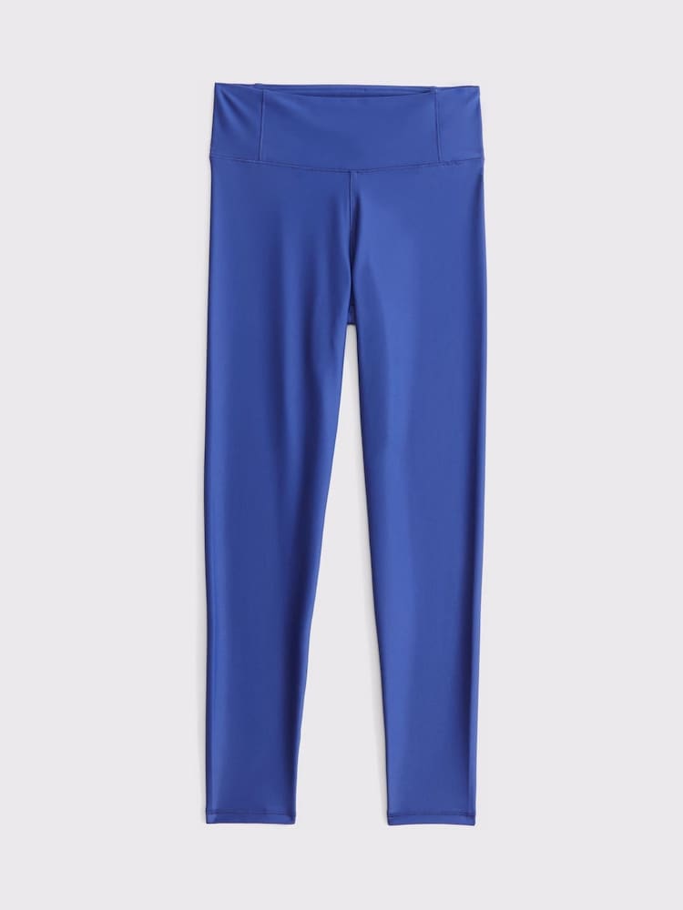 Abercrombie & Fitch Blue Active Athleisure Sports Leggings - Image 1 of 1