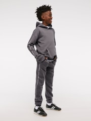 Abercrombie & Fitch Grey Logo Cuffed Joggers - Image 1 of 6