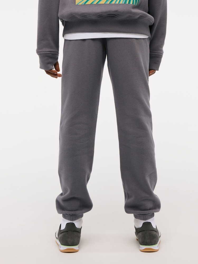 Abercrombie & Fitch Grey Logo Cuffed Joggers - Image 2 of 6