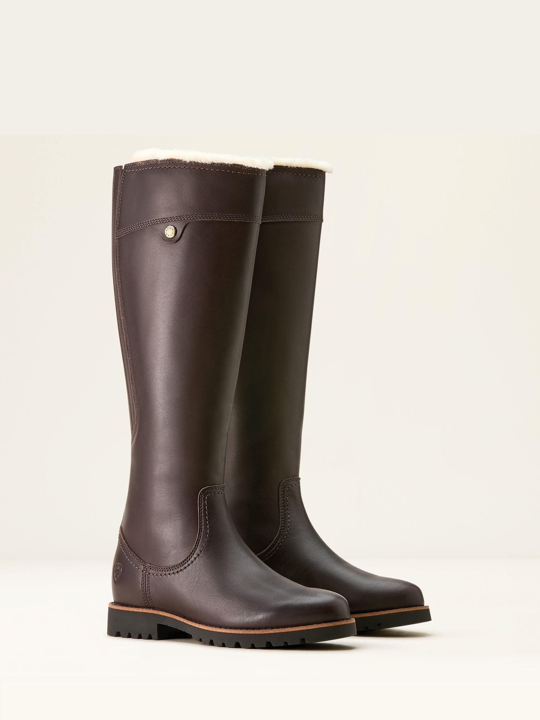 Buy Ariat Brown Arlington Sherpa Long Waterproof Boots from the