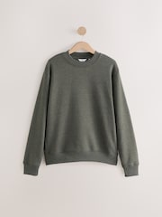 Grün meliert - Rich Jersey Crew Sweatshirt - Image 7 of 9