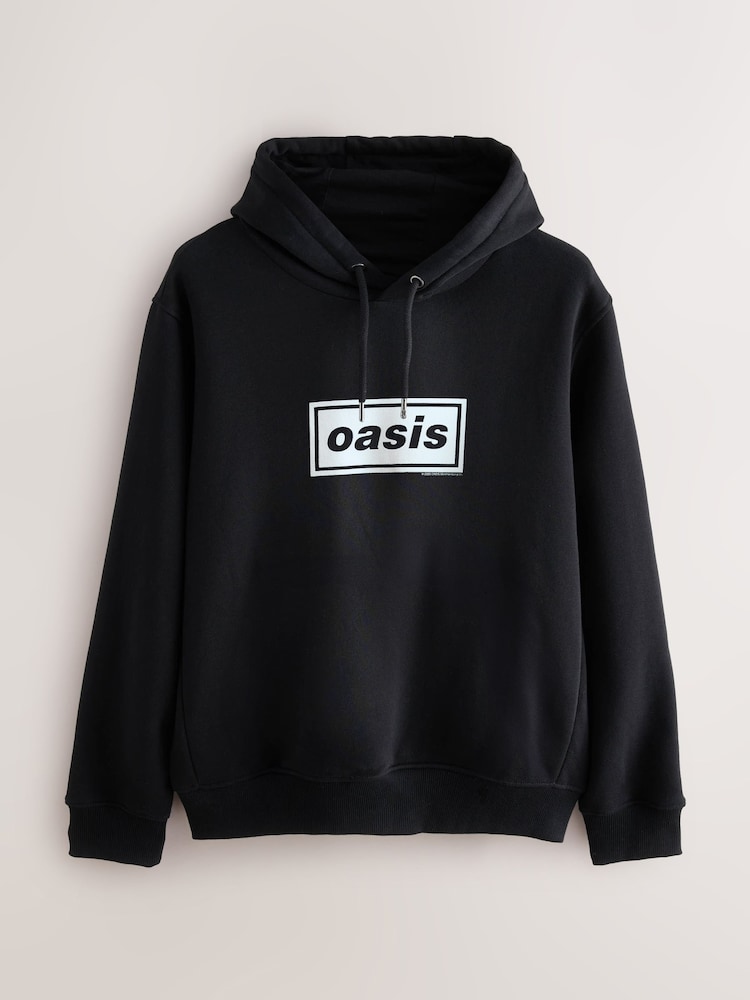Next：日本 ブラック - Oasis ライセンス グラフィック プリント 