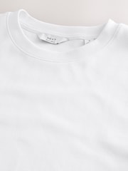 White Regular Fit Smart Soft Touch Heavyweight T-Shirt - Image 8 of 8