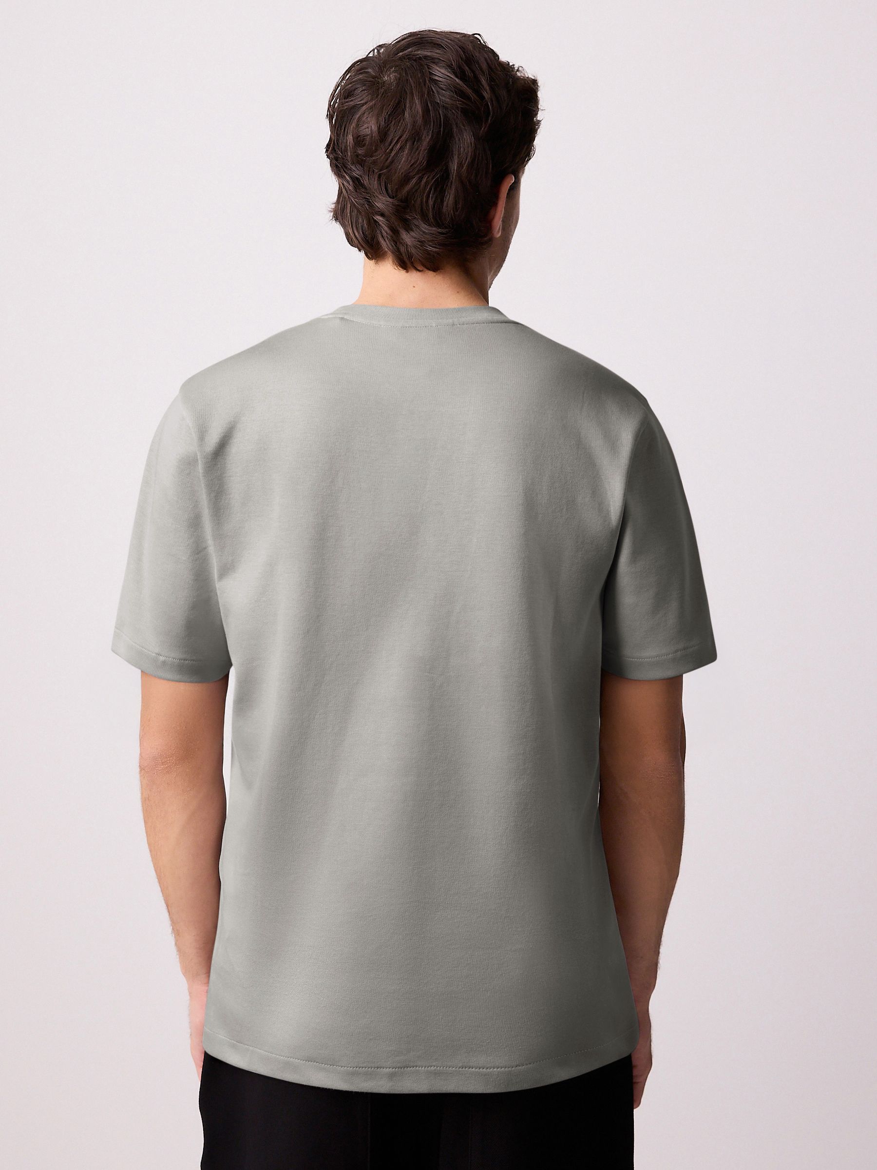 Buy Ice Grey Regular Fit Smart Soft Touch Heavyweight T-Shirt from