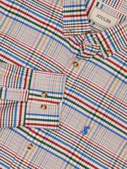 Joules Oxford Classic Fit Multi Check Long Sleeve Cotton Shirt - Image 11 of 12
