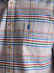 Joules Oxford Classic Fit Multi Check Long Sleeve Cotton Shirt - Image 8 of 12