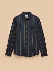 Joules Oxford Classic Fit Multi Stripe Long Sleeve Cotton Shirt - Image 12 of 12