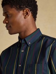 Joules Oxford Classic Fit Multi Stripe Long Sleeve Cotton Shirt - Image 8 of 12