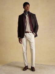 Joules Cotton Poplin Brown Long Sleeve Gingham Shirt - Image 8 of 10