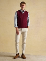 Joules Cotton Poplin Navy Long Sleeve Stripe Shirt - Image 9 of 10
