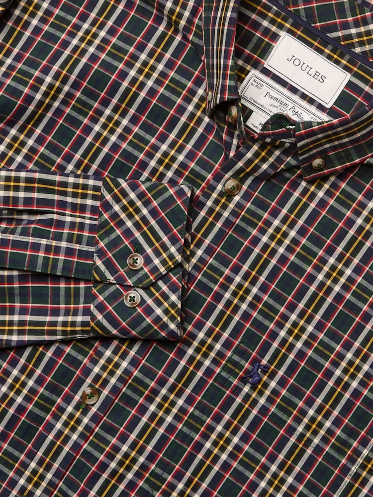 Joules Cotton Poplin Green Long Sleeve Gingham Shirt - Image 11 of 11 Joules Cotton Poplin Green Long Sleeve Gingham Shirt - Image 11 of 11