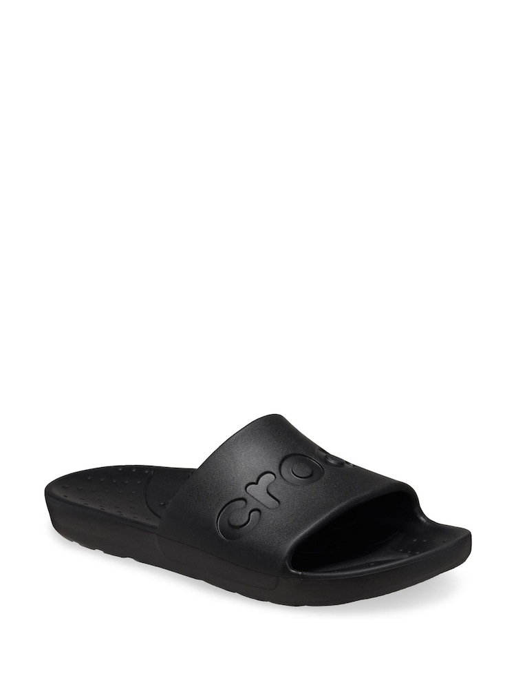 Crocs Black Slide Sandals - Image 2 of 4