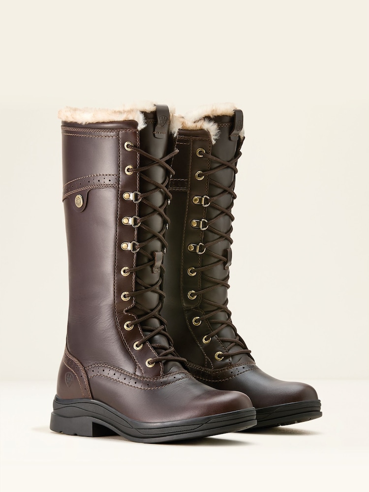 Ariat Wythburn II Sherpa Waterproof Brown Boots - Image 2 of 5