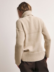 Anthology By JD Williams Cream Roll Neck Jumper - Image 2 of 4