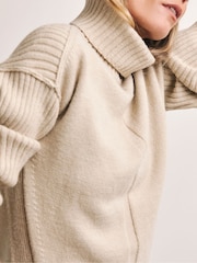 Anthology By JD Williams Cream Roll Neck Jumper - Image 4 of 4