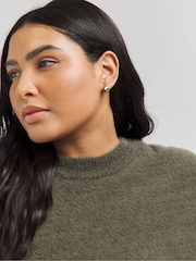 Simply Be Green Feather Jumper - Image 4 of 4