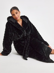 Simply Be Black Pretty Secrets Luxury Maxi Gown - Image 1 of 4