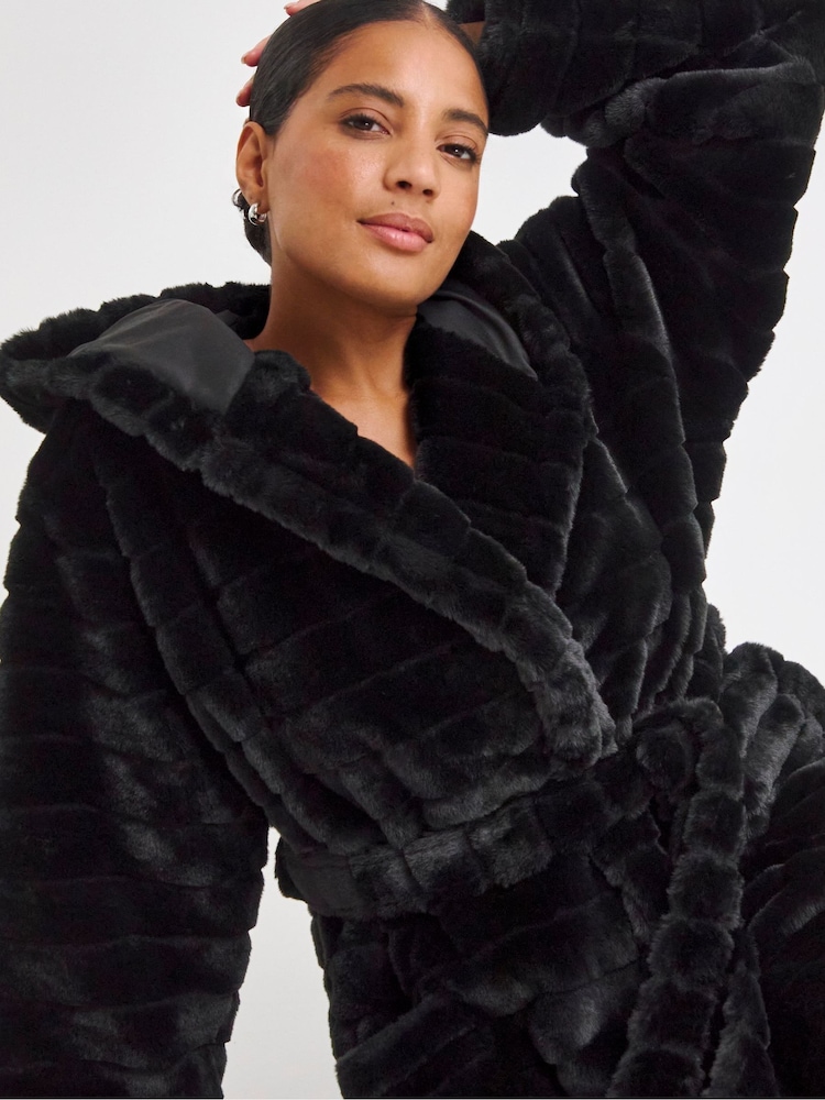 Simply Be Black Pretty Secrets Luxury Maxi Gown - Image 4 of 4