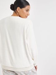 Simply Be Cream Christmas Lounge Set With Hot Water Bottle - Image 2 of 4